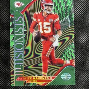 2024 Illusions Football Patrick Mahomes Illusionists Green Kansas City Chiefs